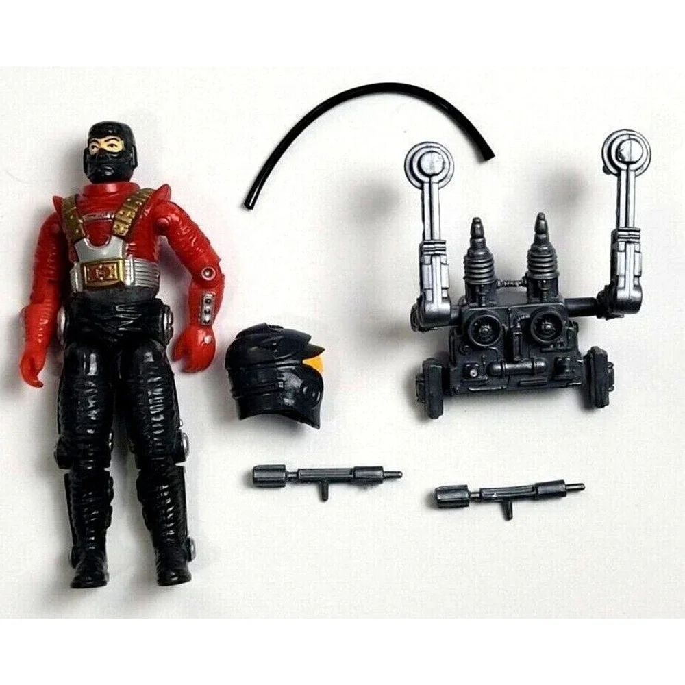 ASTRO VIPER (1988) - G.I. JOE ARAH 3.75 VINTAGE / NEAR COMPLETE! / MISSING HOSE